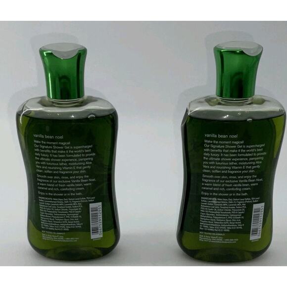 Bath And Body Works Vanilla Bean Noel Shower Gel 10oz New - Picture 2 of 3